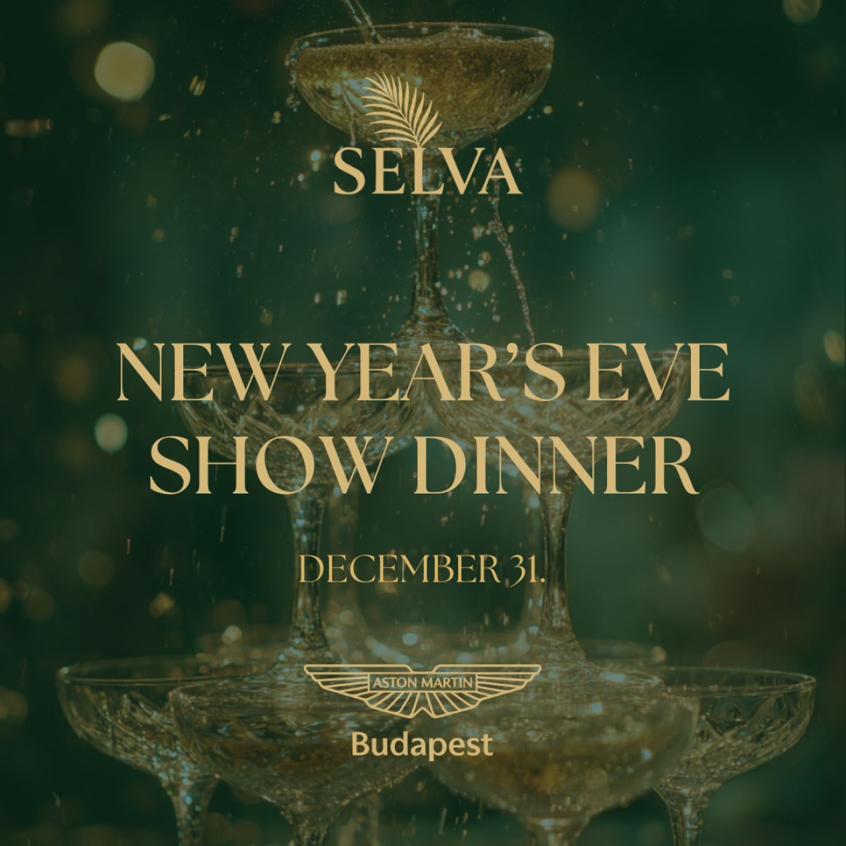 New Year’s Eve Show Dinner - Selva Skybar X Aston Martin Budapest - Normál jegy
